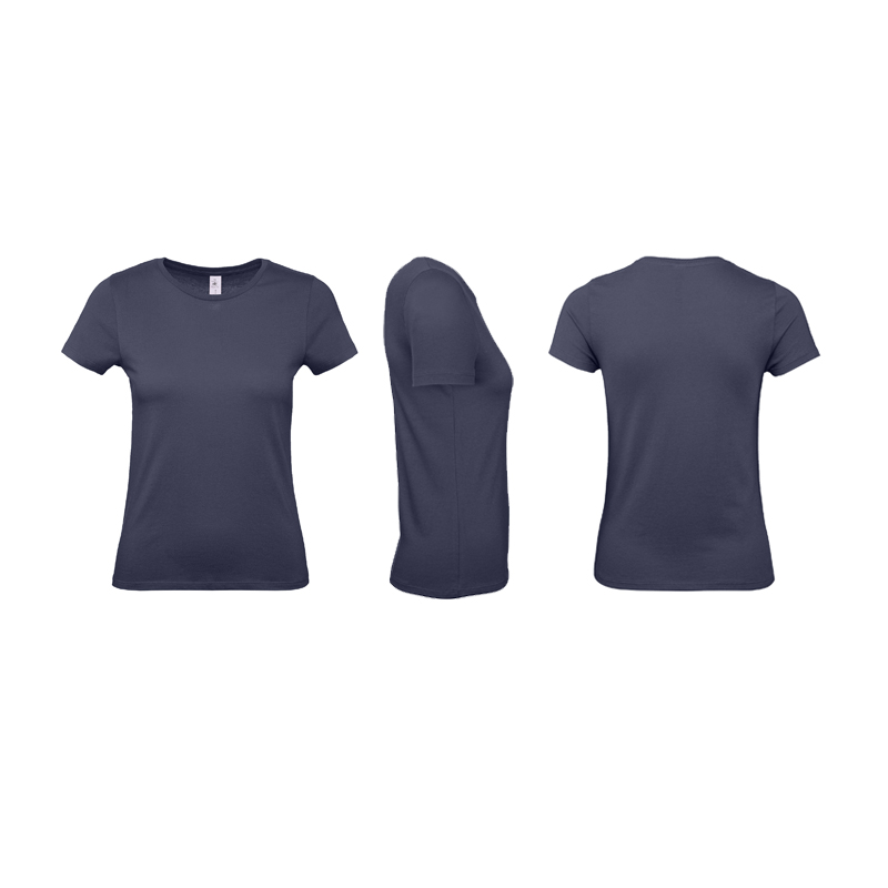 Образец женской футболки E150/women, размер M, цвет темный синий, размер M