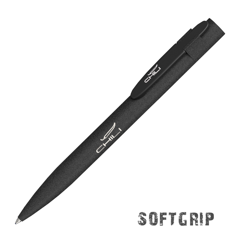 Ручка шариковая "Lip SOFTGRIP", цвет черный