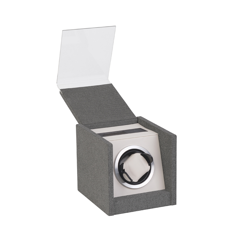 Шкатулка для часов с подзаводом, цвет серый