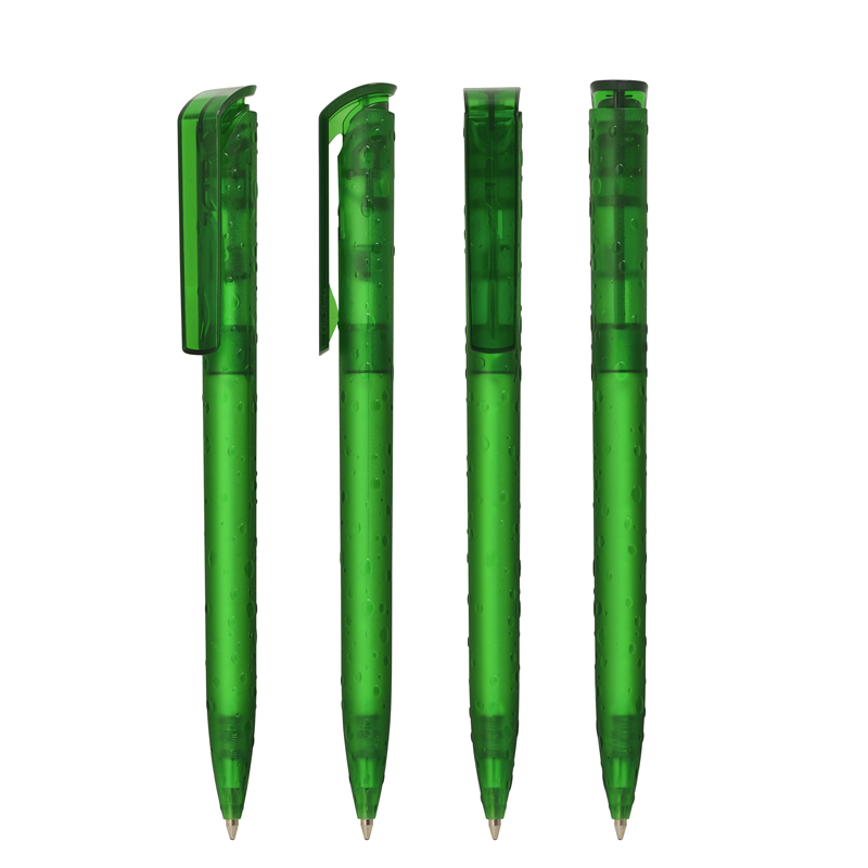 Ручка шариковая RAIN, цвет зеленый