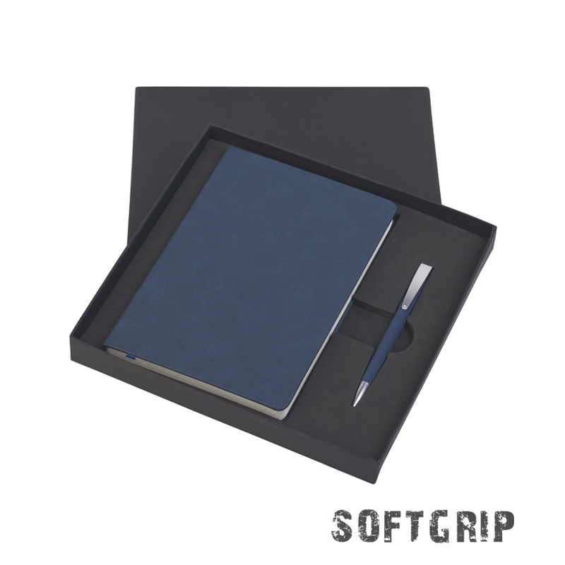 Подарочный набор "Латина", покрытие soft grip, цвет синий