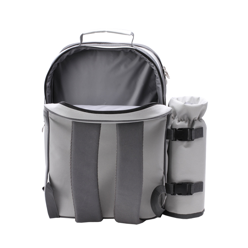 Рюкзак для пикника "Дания" на 4 персоны, цвет серый