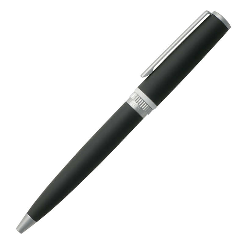 Ручка шариковая Gear Grey, цвет черный