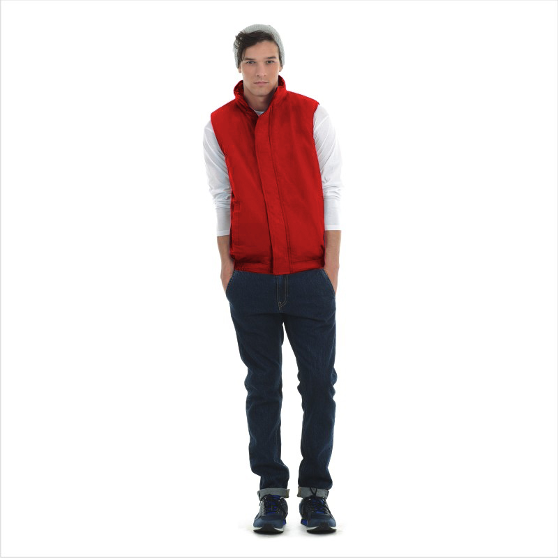Жилет Bodywarmer+, цвет ярко-красный, размер L