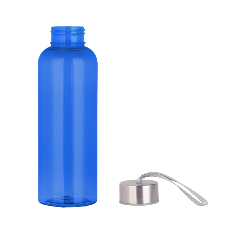 Бутылка для воды "H2O", 0,5 л., цвет синий