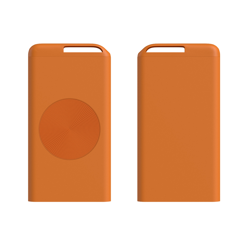 Беспроводное зарядное устройство "Theta Wireless", 4000 mAh, цвет оранжевый