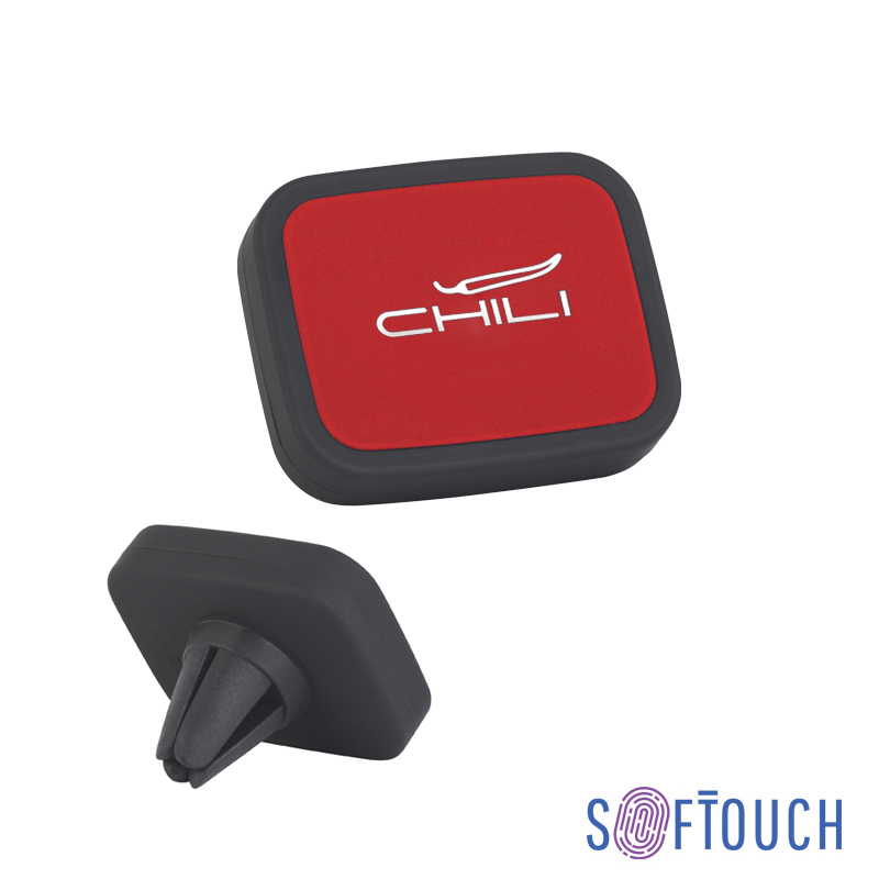 Автомобильный держатель для телефона "Allo2", цвет черный с красным