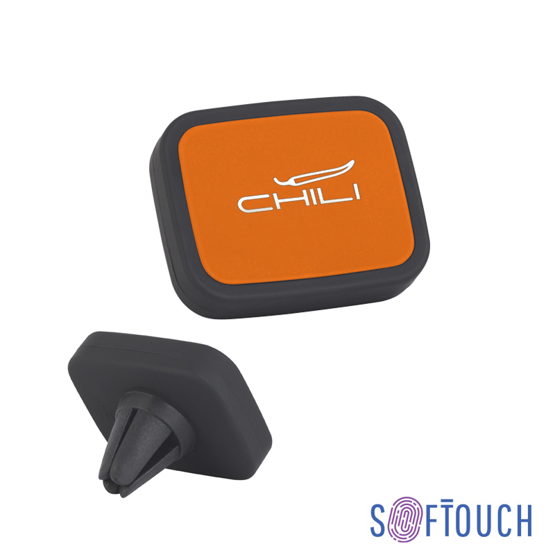 Автомобильный держатель для телефона "Allo2", цвет черный с оранжевым