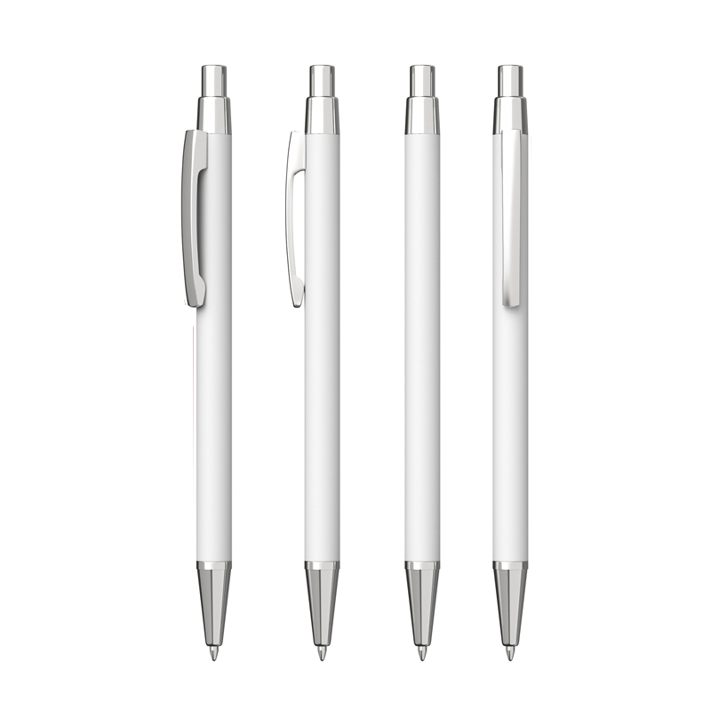 Ручка шариковая "Ray", покрытие soft touch, цвет белый