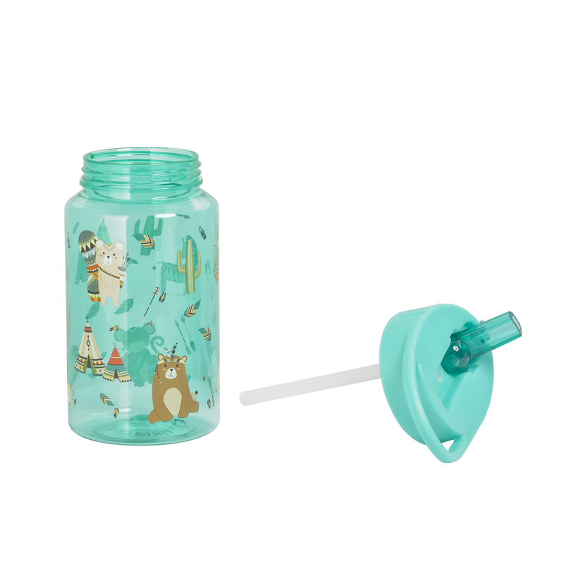 Набор для детей (контейнер для ланча, бутылка для воды, 0,45мл), зеленый, цвет зеленый