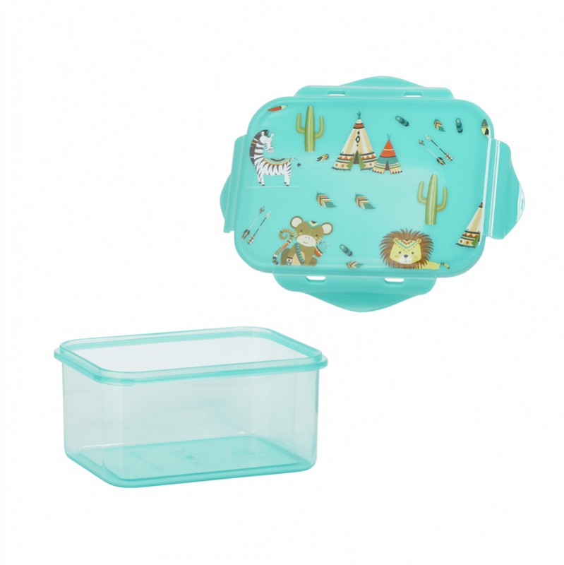 Набор для детей (контейнер для ланча, бутылка для воды, 0,45мл), зеленый, цвет зеленый