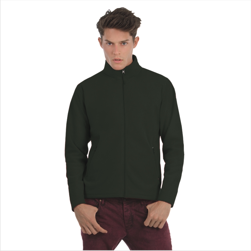 Куртка флисовая ID.501, лесная зелень/forest green, размер XXL