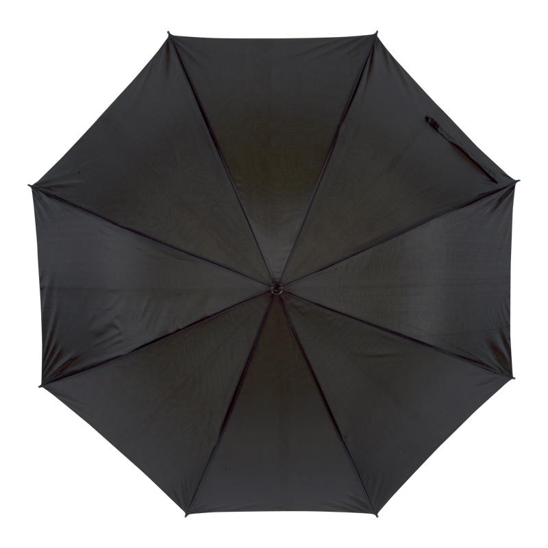 Зонт трость "Лондон" двухслойный, цвет черный с зеленым