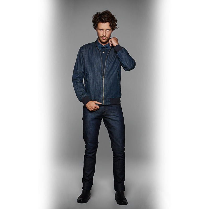 Куртка мужская DNM Supremacy/men, темно-синий деним/deep blue denim, размер M