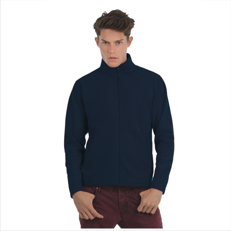 Куртка флисовая ID.501, темно-синяя/navy, размер XXL