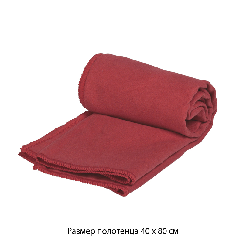 Полотенце для фитнеса "Тонус", цвет красный