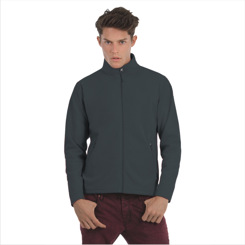 Куртка флисовая ID.501, темно-серая/dark grey, размер XXXXL