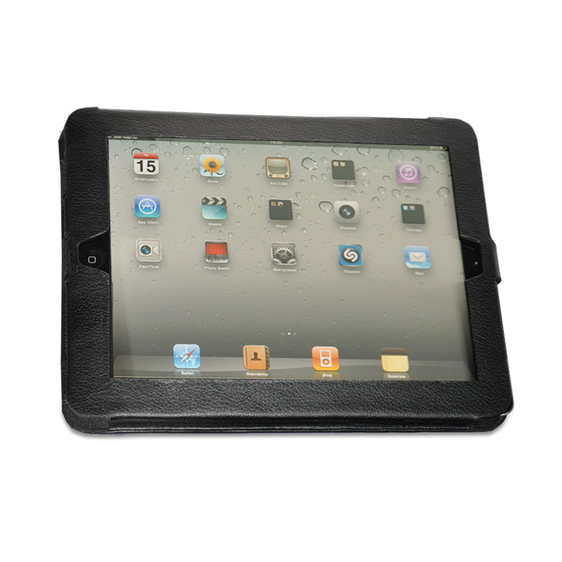 Папка на молнии с отделением для iPad, цвет черный