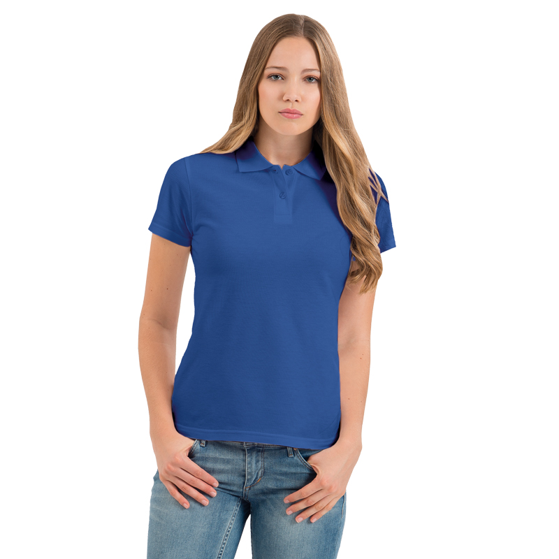 Поло женское ID.001/women, ярко-синее/royal blue