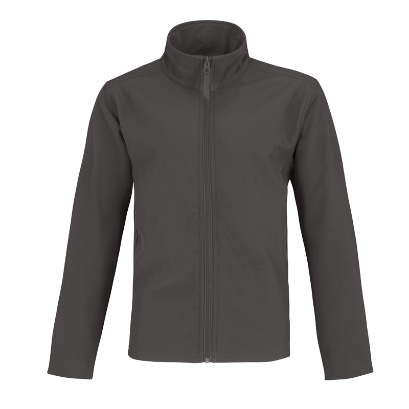 Куртка мужская ID.701 Softshell, темно-серый/оранжевый неон (dark grey/neon orange)