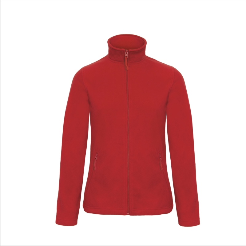 Куртка флисовая женская ID.501/women, красная/red, размер XXL