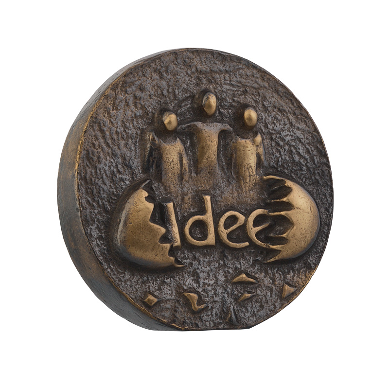 Медаль подарочная "Идея", цвет бронзовый