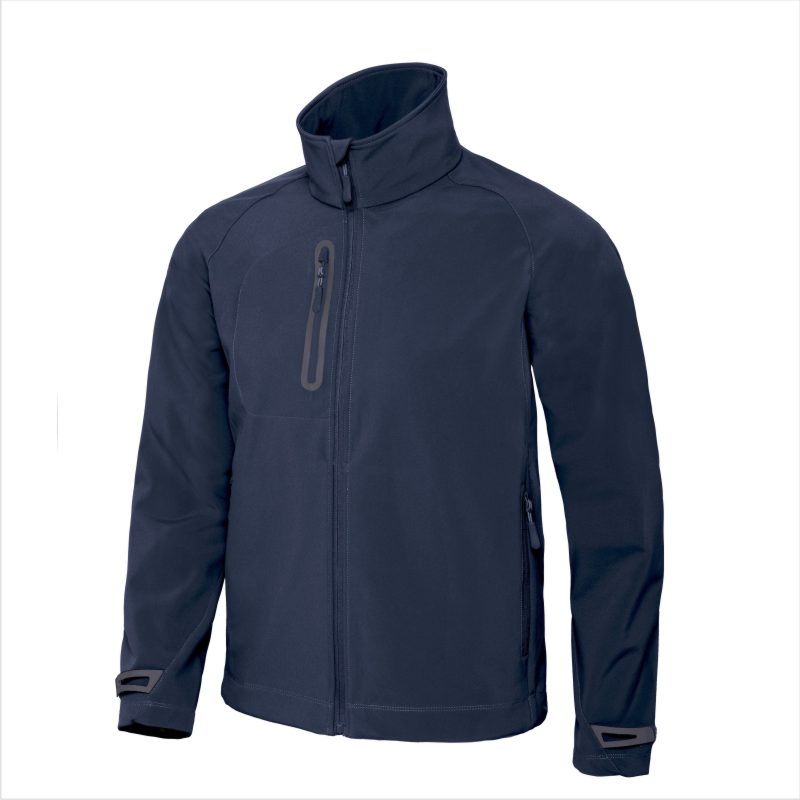 Куртка мужская на молнии X-Lite Softshell/men, темно-синяя/navy, размер L