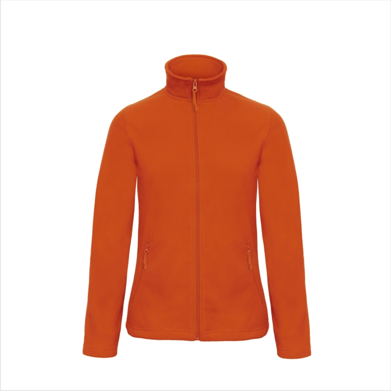Куртка флисовая женская ID.501/women, темно-оранжевая/pumpkin orange, размер XXL