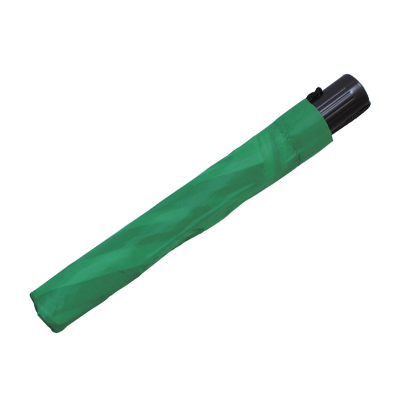 Зонт складной "Арлекин", цвет белый с зеленым