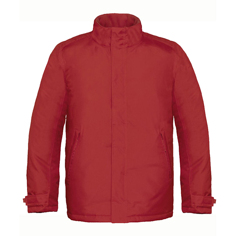 Куртка мужская Real+/men, темно-красная/deep red, размер L