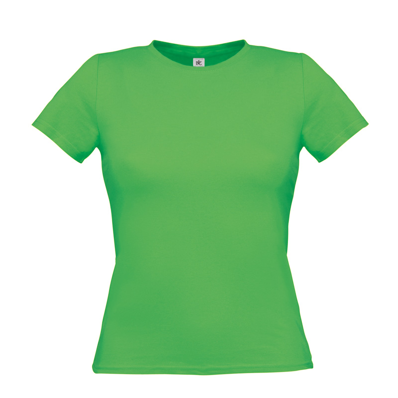 Футболка женская Women-only, зеленая/real green