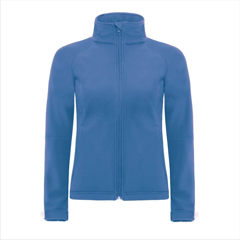 Куртка женская с капюшоном Hooded Softshell/women, цвет лазурный, размер M