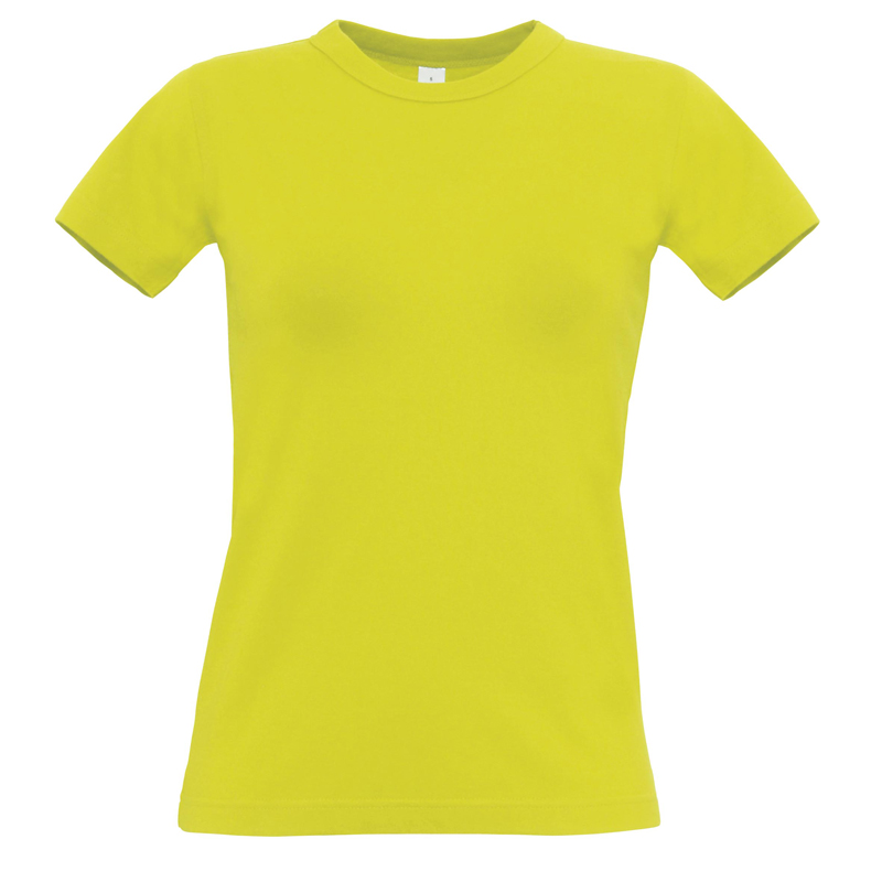Футболка женская Exact 190/women, цвет лайм, размер XXL
