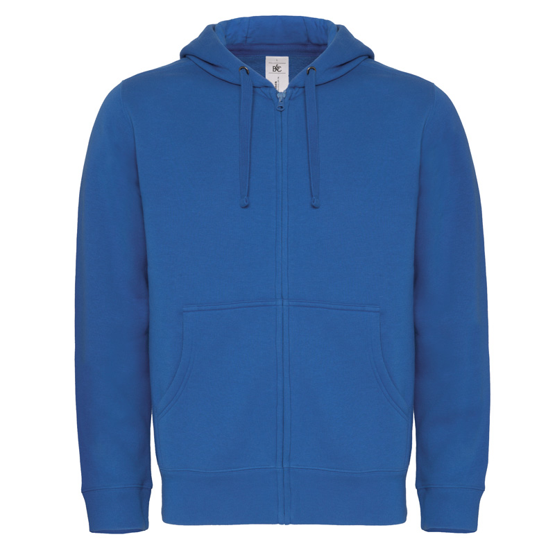 Толстовка мужская на молнии Hooded Full Zip/men, цвет ярко-синий, размер XL