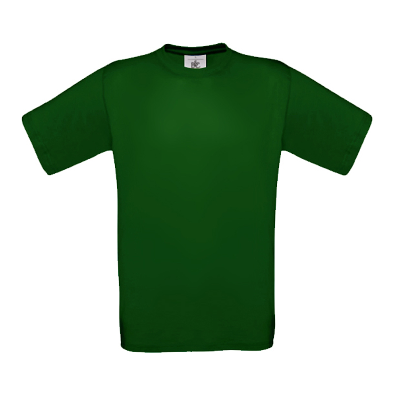 Футболка Exact 150, цвет темно-зеленый, размер S