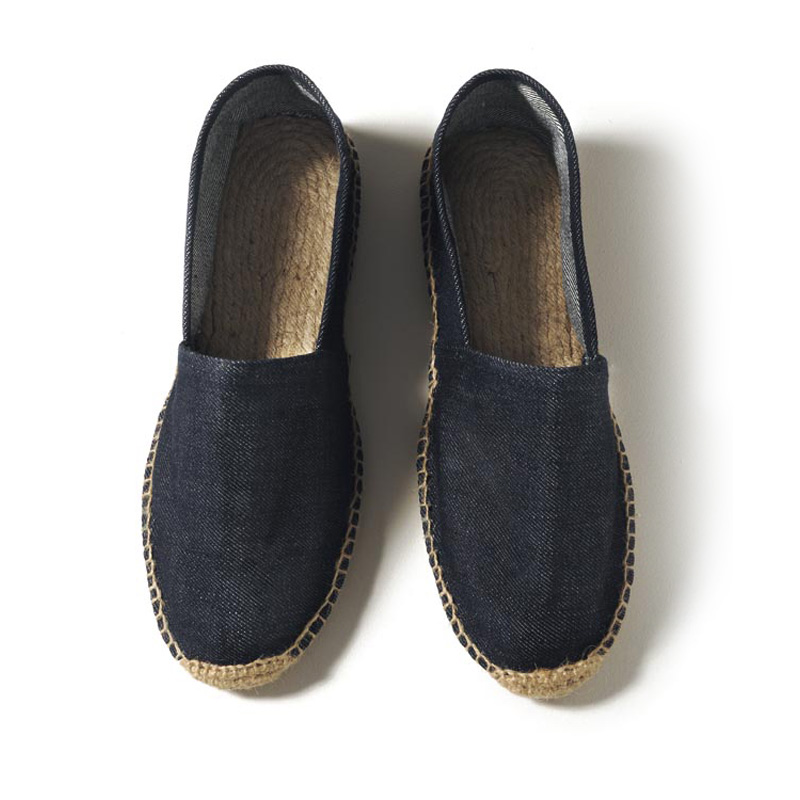 Обувь мужская DNM Espadrille/men, темно-синий деним/deep blue denim, размер 43