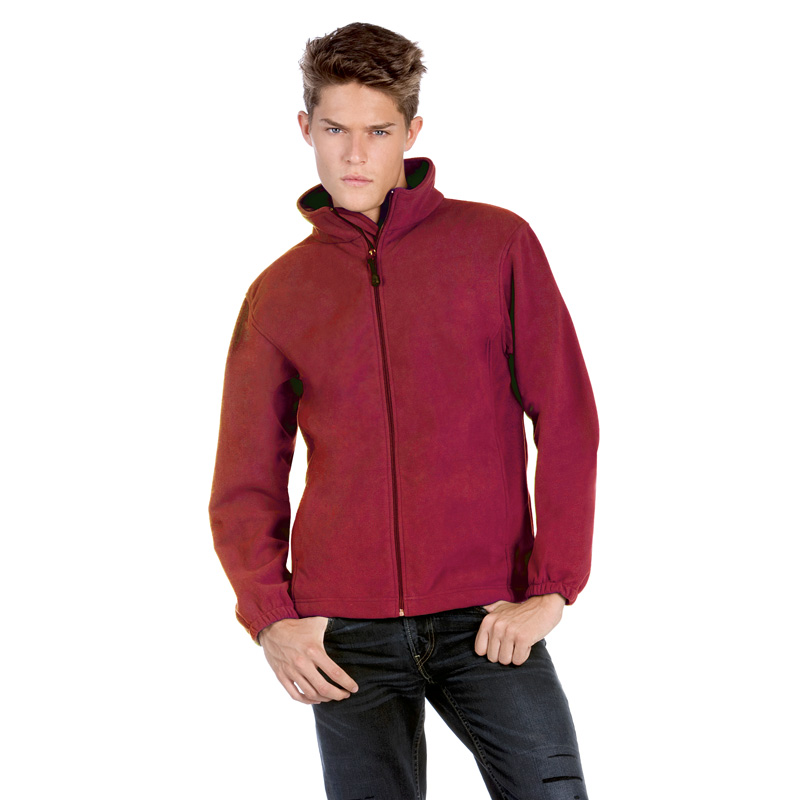 Куртка флисовая WindProtek, цвет красный, размер L