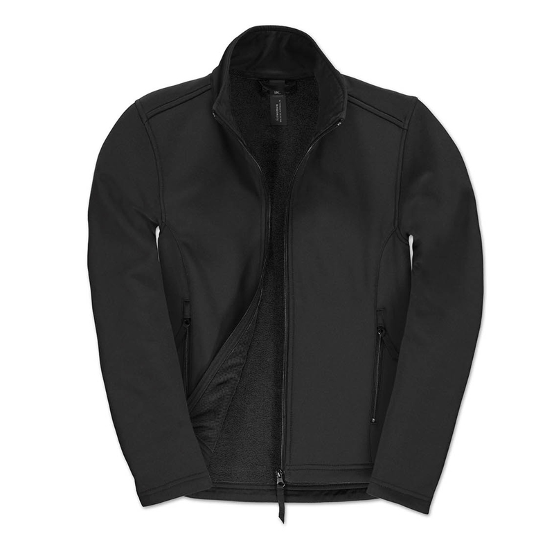 Куртка женская ID.701/women Softshell, черный/черный (black)