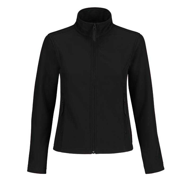 Куртка женская ID.701/women Softshell, черный/черный (black)