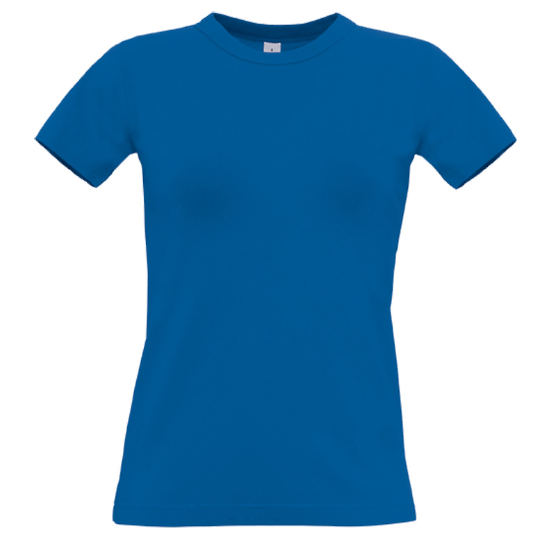 Футболка женская Exact 190/women, цвет ярко-синий, размер XS