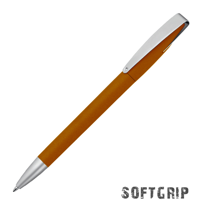 Ручка шариковая COBRA SOFTGRIP MM, цвет оранжевый