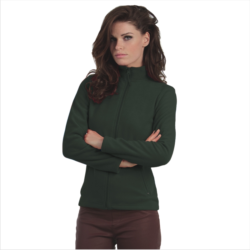 Куртка флисовая женская ID.501/women, лесная зелень/forest green, размер XL