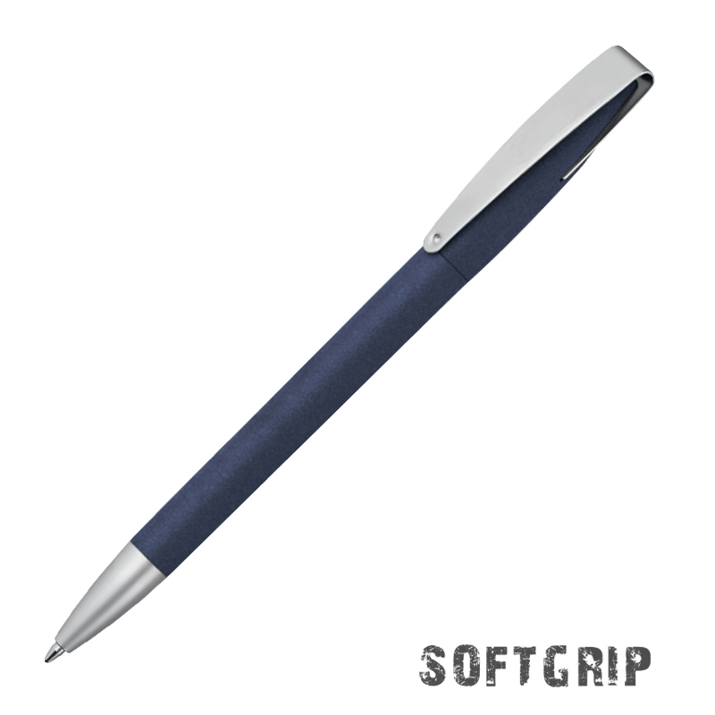 Ручка шариковая COBRA SOFTGRIP MM, цвет темно-синий