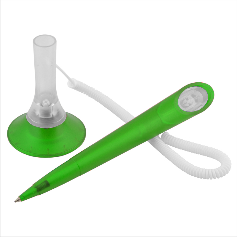 Ручка шариковая MEMO LEVISTOR CORD ICE, цвет зеленый