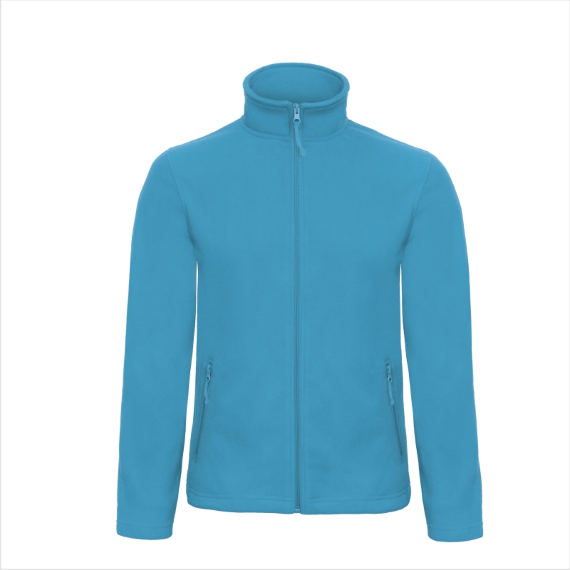 Куртка флисовая ID.501, ярко-бирюзовая/atoll, размер S