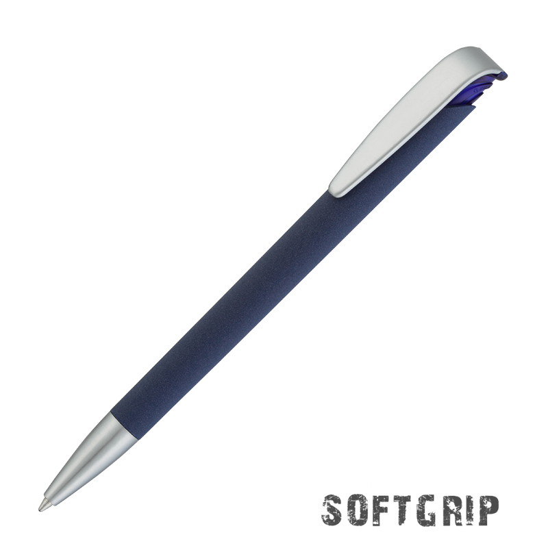Ручка шариковая JONA SOFTGRIP MM, цвет темно-синий