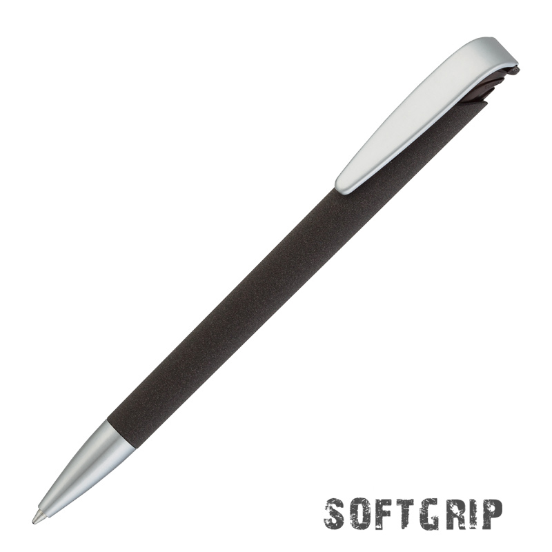 Ручка шариковая JONA SOFTGRIP MM, цвет черный