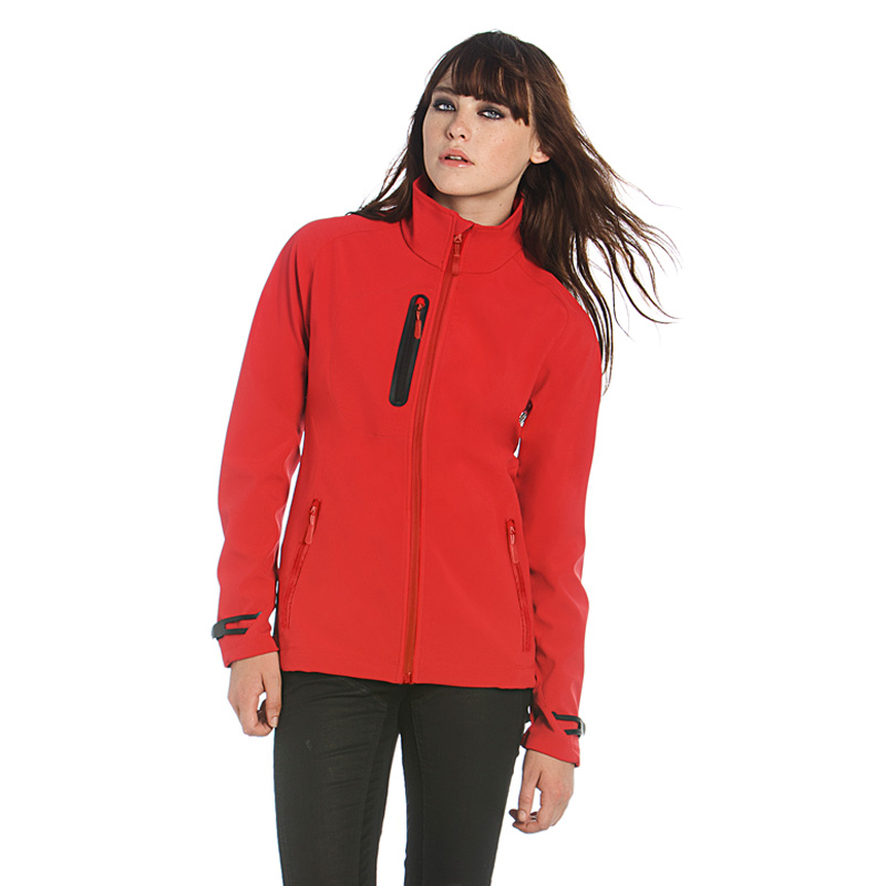 Куртка женская на молнии X-Lite Softshell/women, темно-красная/deep red