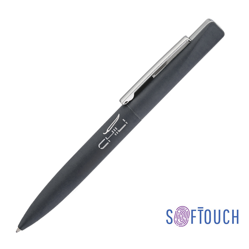 Ручка шариковая "Mercury", покрытие soft touch, цвет антрацит