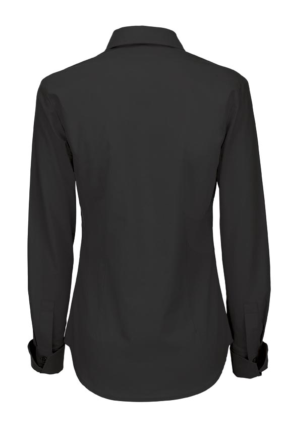 Рубашка женская с длинным рукавом Heritage LSL/women, черная/black, размер XXL
